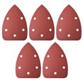 thumbnail image 1 of Unique Bargains Mouse Detail Sander Sandpaper Pads Flocking Sanding Paper Assorted 600Grits 5pcs, 1 of 5