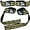 Black/Yellow, variant on Lifting Straps  for Weightlifting, Cross Training, Workout, Gym, Powerlifting, 2 Pairs ( AquaBlueCamoGrey )