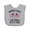 AC-Heather Grey, variant on Inktastic My First 4th of July America's 250th Boys or Girls Baby Bib