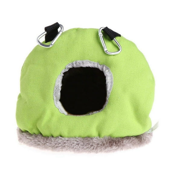 CHOMOEN Parrot Plush Nest Winter Warm Hammock Pet Bird Hanging Bed Swing Cave Birds Cage Decoration