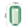 thumbnail image 2 of 2pcs Cleaning Brush Bathroom Sink Countertop Wipe Glass Cleaning Brush High Quality Silicone Hanging Mirror Demister Sink Wiper Green, 2 of 5