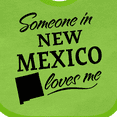 thumbnail image 4 of Inktastic Someone in New Mexico Loves Me Boys or Girls Baby Bib, 4 of 4