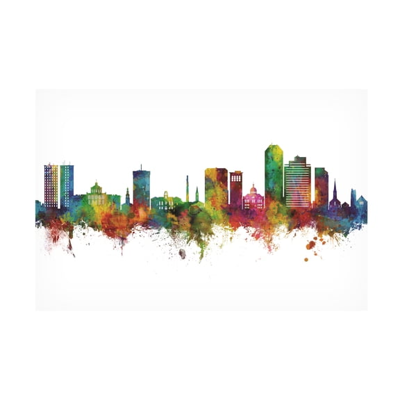 Michael Tompsett 'Lexington Kentucky Skyline' Canvas Art