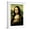 White Frame, variant on Art.com Mona Lisa Selfie Portrait Art Print, White Frame Wall Art, 17" x 23"