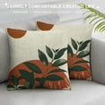 thumbnail image 3 of PHYHOO Boho Abstract Rainbow Line Decorative Throw Pillow Covers, Bohemian Sunset Landscape Nature Home Decorations, Minimalist Modern Art Aesthetic Cushion Case Decors White, 3 of 5