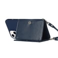 thumbnail image 4 of For Iphone 14 Crossbody Lanyard Wallet Card Bag Phone Case(Dark Blue), iPhone 13 Pro Max, 4 of 5