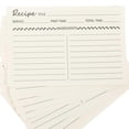 thumbnail image 3 of 10 Pcs Feuilles de Recettes Ménagères Feuilles de Recettes Compactes Cartes de Note Alimentaire Accessoire de Recettes 15.20x10.50x0.10cm, 3 of 5