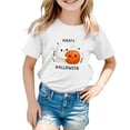 thumbnail image 6 of Xyant Boys Girls Halloween Shirt Short Sleeve Pumpkin/Ghost Tshirt Kids Toddler Cotton Tops Halloween Tshirt Boys Girls,Size 2-14 Years, 6 of 6