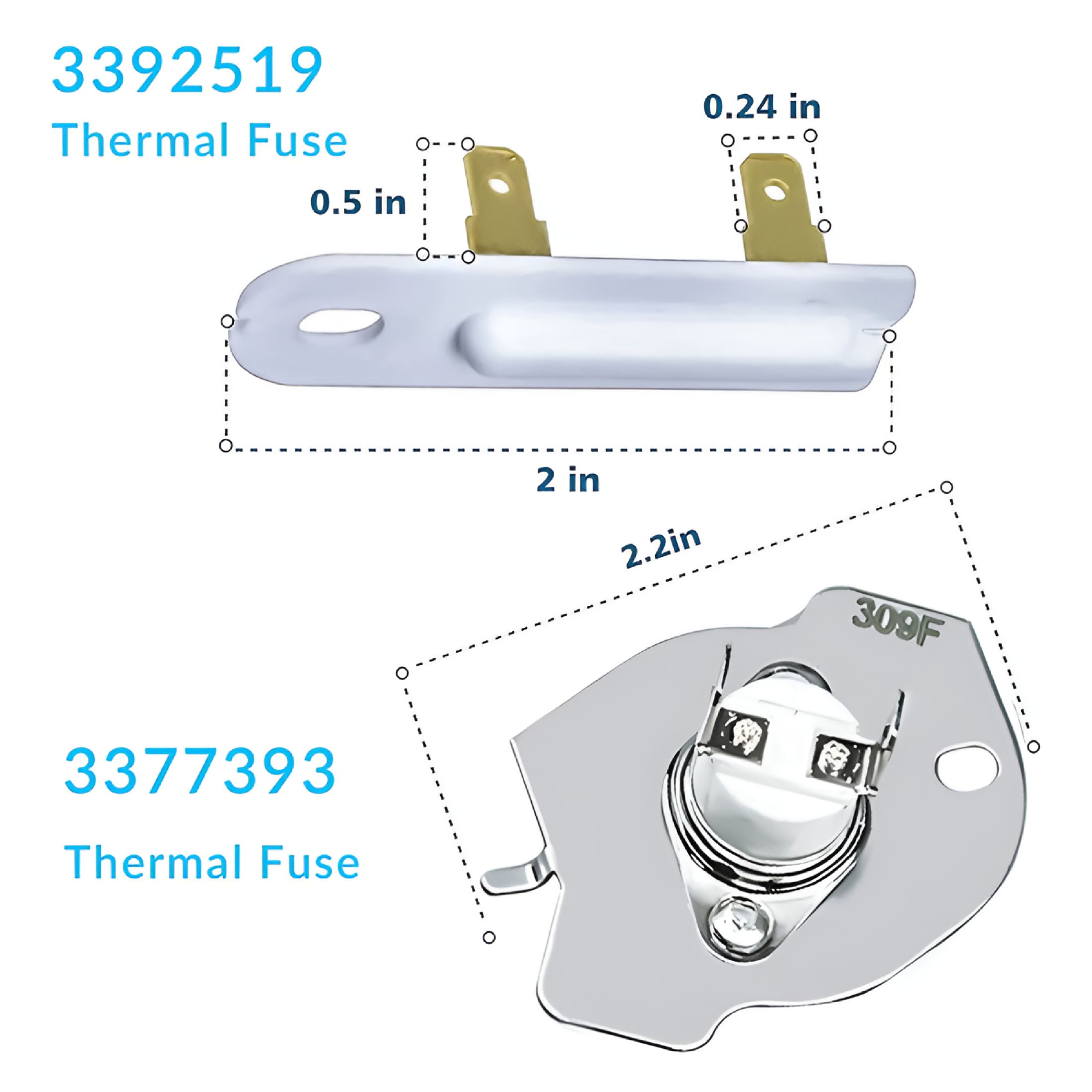 HIBIBUD 2026 New 279838 Dryer Heating Element for Replaces 2406026 3403585 3398064 for Dryer, Laundry Room, Appliance Repair, Home Maintenance