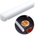 thumbnail image 1 of Cling Film Dispenser Foil Cutter - Restaurant Accessories Cutter Cutter Organizer Fits Widths Less Than 32CM for Aluminum Foil Plastic Wrap, 1 of 5