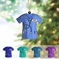 thumbnail image 3 of 2D Acrylic Flat Printing Nurse Ornament Pendant Custom Name Color Nurse Gift Home Tree Window Hangings Decor Car Backpack Creative Accessories, 3 of 4