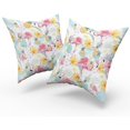 thumbnail image 4 of Pink Flamingo Throw Pillow Covers Set of 2 Square Pillow Cases Home Decorative Pillowcase or Bed Couch Sofa Living Room 18 x 18 inch, 4 of 6