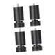 thumbnail image 3 of 4 patas de mesa M10 para muebles, patas de sofá de aleación, rosca M10 para marco de cama. Negro 6cm, 3 of 7