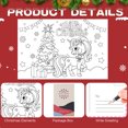 thumbnail image 6 of WaaHome 36 Pack Christmas Coloring Postcards Christmas Color Your Own Greeting Cards Blank Coloring Merry Christmas Cards for Kids Adults School Classroom Letter to Santa Crafts 4" x 6", 6 of 7