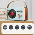 thumbnail image 4 of Ckraxd Retro Bluetooth Stereo Portable Outdoor Home Stereo Classical Portable Plug-in U Disk Stereo, 4 of 9
