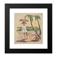 thumbnail image 2 of Sari 15x16 Black Modern Framed Museum Art Print Titled - Jeanne-Marie Goes to Market Pl3 (1938), 2 of 5