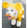 thumbnail image 3 of Chubasquero para perros con capucha-impermeable Chaqueta ligera de Poncho de lluvia para perros medianos grandes-fácil de llevar - Amarillo XL Sunnimix impermeables para cachorros, 3 of 8