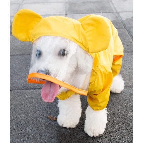 Chubasquero Impermeable para Perros Colco Amarillo XL