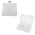 thumbnail image 1 of 2Pcs 10/24 Compartimiento De La Ranura Caja De Almacenamiento De La Joyería Píldora De La Joyería Organizador De Uñas Baoblaze Estuche de almacenamiento compartimentado, 1 of 8