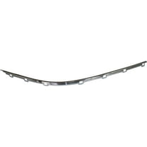 Bumper Trim Compatible With 1997-2000 BMW 528i 540i Front, Right Passenger Side, Outer Chrome