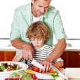 thumbnail image 5 of 3 Piece Kids Kitchen Baking Knife Set, Safe To Use, Firm Grip, Serrated Edges, Kids Knife, Protects Little Chef's , Perfect For Cutting Food And Veget, 5 of 5