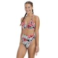 thumbnail image 3 of CAMIO MIO Coral Tropics High-Waist Bikini Swim Bottom, US Large, NWOT, 3 of 4