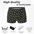thumbnail image 2 of Men's Boxer Briefs, Avocado (2) Soft Comfy Mens Underwear Boxer Briefs Breathable With Widen Waist, 2 of 7