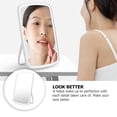 thumbnail image 3 of Soimiss Illuminated Makeup Mirror, White LED, Touch Control, ABS, Ideal for Desktop and Bathroom Use, 3 of 8