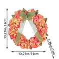 thumbnail image 5 of CSCHome Front Door Wreath with Small Flowers, Spring Wreath Hanging, Christmas Decorations for House Doors and Windows, 5 of 5
