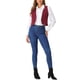 thumbnail image 2 of CHALECO Vintage a Cuadros INSPIRE CHIC para Mujer, Cuello en V, de Un Solo Botón, Sin Mangas, Espalda Racer, Talla S, Rojo y Negro, 2 of 6