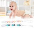 thumbnail image 4 of Clips pour Bébé, Doux 2 Pcs 24cm Longueur Durable Coloré une Pièce Perles Sangle Clip pour Baby Shower, 4 of 8