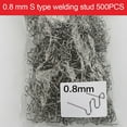 thumbnail image 2 of 500Pc 0.6/0.8Mm Hot Stapler Staples for Car Bumper Plastic Welder Repair Kit 0.8Mm Wave, 2 of 8