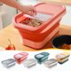 thumbnail image 1 of Contenedor hermético para almacenamiento de comida para perros 12-15Kg | Caja de comida plegable grande con tapa articulada | Material TPR duradero, sellado de frescura, recipiente portátil para, 1 of 6