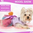 thumbnail image 3 of Dog Dresses for Small Dogs Girl Spring Summer Dog Clothes Cute Dog Tutu Skirt Pink Purple Puppy Dresses Pet Cat Apparel Tiny Dog Outfit, 3 of 5