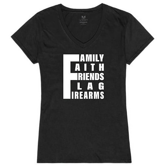 Rapid Dominance G03-U11-BLK-01 5 Things YDMW 1 Graphic V-Neck T-Shirts, Black - Small