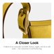 thumbnail image 5 of Bolso tipo saco Coach Bleecker 21 gamuza amarilla 21x22x12 cm, 5 of 6