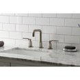 thumbnail image 2 of Kingston Brass KS1418KL Whitaker Widespread Bathroom Faucet with Push Pop-Up Drain, Brushed Nickel, 2 of 8