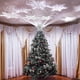 thumbnail image 1 of Christmas Tree Topper Light With Rotating Led Projector ,3d Hollow Snowflake Christmas Tree Topper, 1 of 5