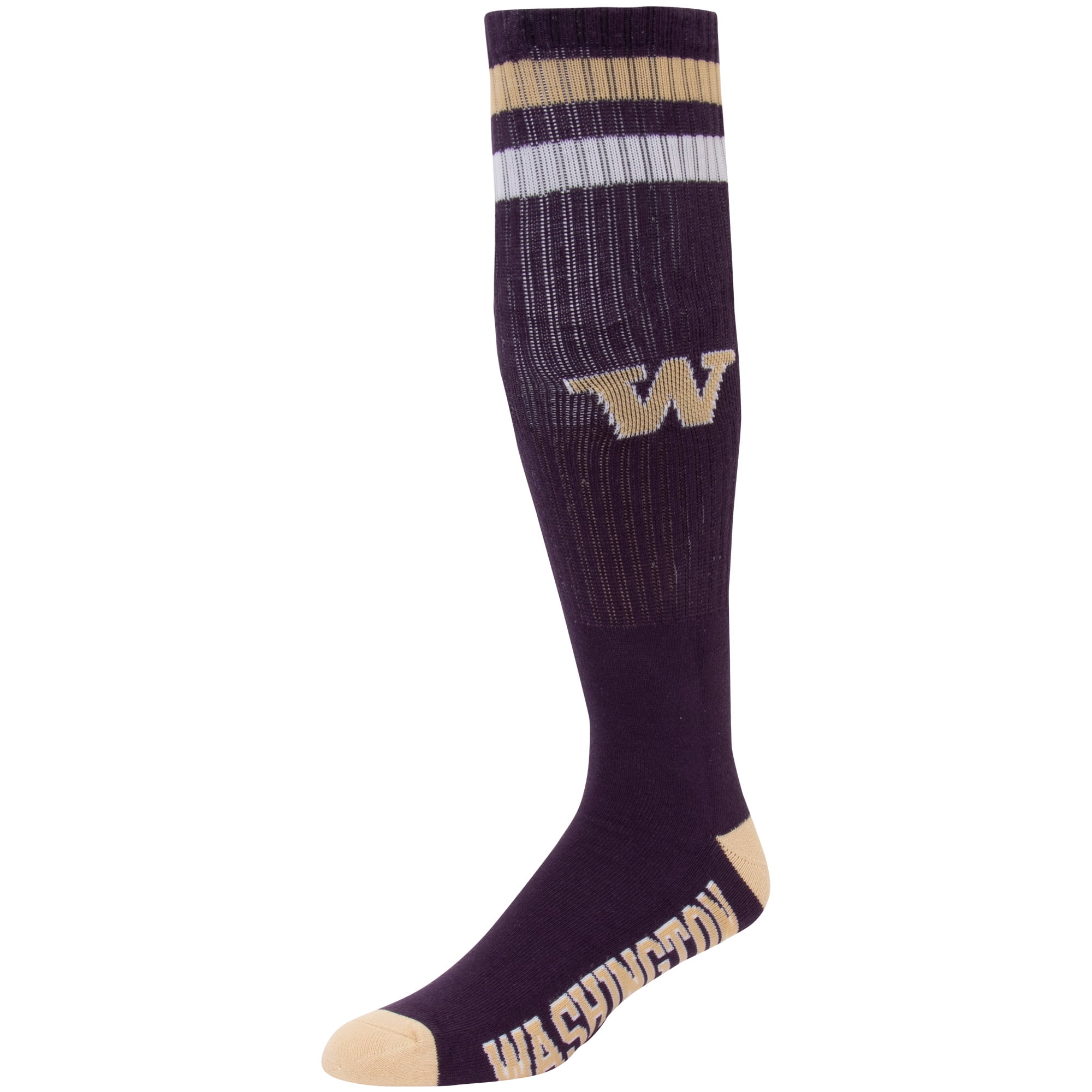 NCAA Washington Huskies Dress Socks Gold/Purple 