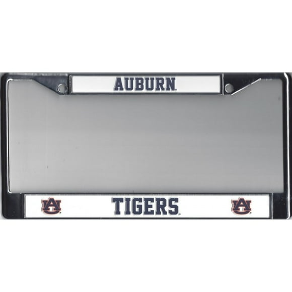 Auburn Tigers Chrome License Plate Frame