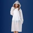 thumbnail image 4 of Lefu Ponchos Imperméables à Capuche pour Hommes et Femmes, Veste Transparente Plus Épaisse, 4 of 9