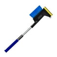 thumbnail image 2 of Nkmbld Portable Snow Shovel for Car, 3 in 1 Ice Scraper Snow Brush for Car SUV Trucks, Telescopic Snow Plow with Foam Grip for Car Windshield, Blue, 2 of 9