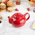 thumbnail image 2 of Stoneware Teapot, Red, 2 of 3