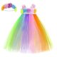 thumbnail image 3 of Vestido de tutú de hada arcoíris para niñas con juego de alas, vestido de princesa para fiesta de cumpleaños de niños, vestido de baile, disfraz de hada de Halloween para bebés y niños, 3 of 5