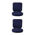 thumbnail image 3 of Guardoinrt Soft and Breathable Swivel Chair Cover Seating Experience Blue Backrest + Cushion Cover 2Set, 3 of 6