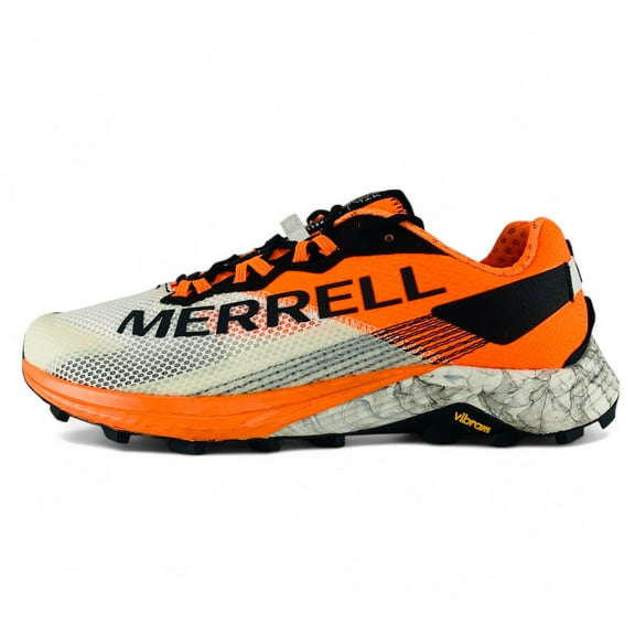Merrell MTL Long Sky 2 White Orange Men's Trail Running Shoes, Men's U.S. Shoe Size 9.5
