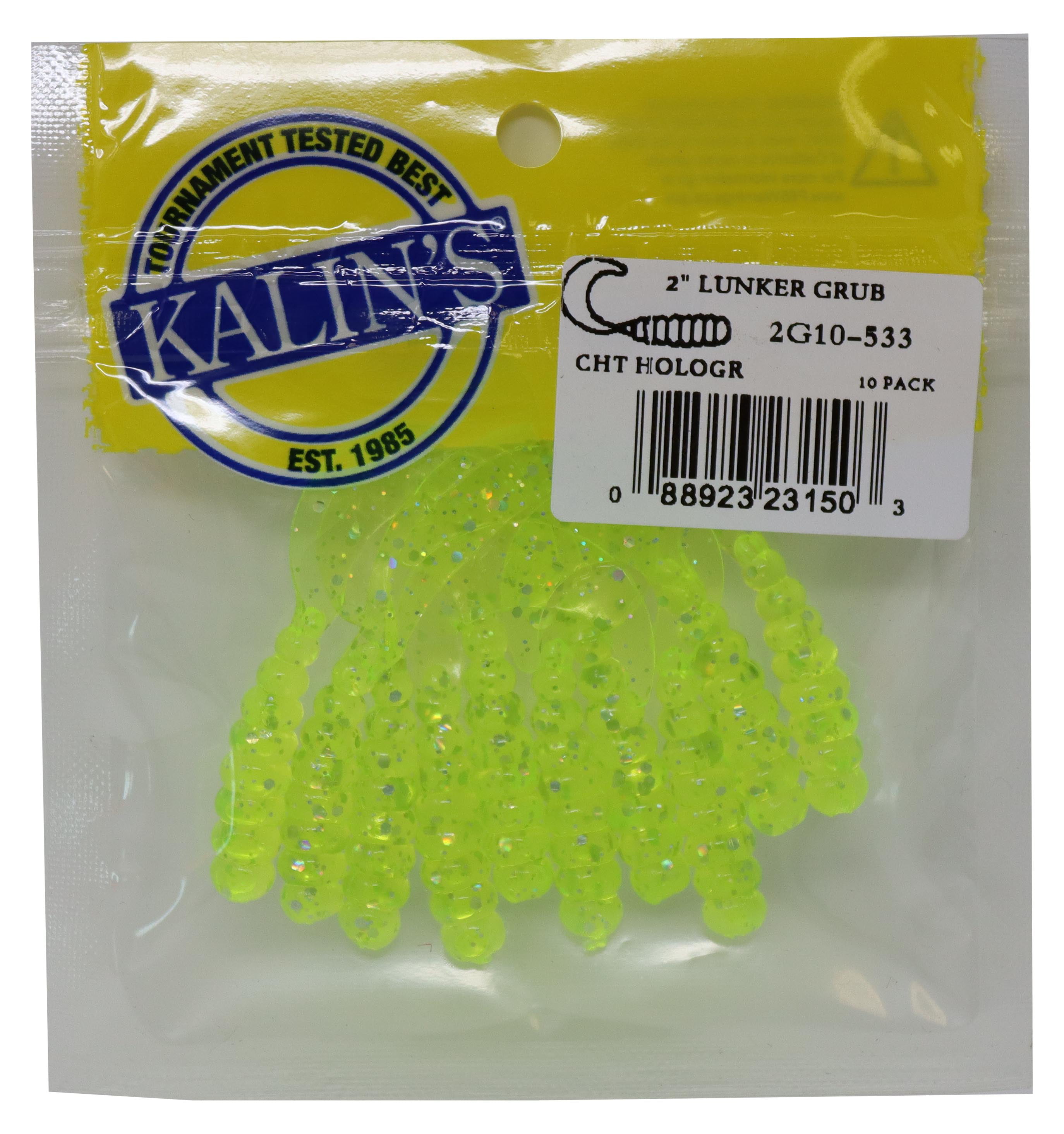 Kalin's Freshwater 2 in. Lunker Soft Plastic Fishing Grub