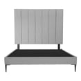 thumbnail image 2 of Base de Cama Slim Dicasa con Cabecera Individual Gris, 2 of 8