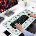 thumbnail image 2 of Long Mouse Pads for Desk,Green Cow Heart Cup Pattern Desk Mats on Top Of Desks, Desk Mouse Pad Extra Large with 3mm Non-Slip Base and Stitched Edge for Gaming,Office,Work,Home 31.5"x15.7", 2 of 6