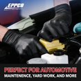 thumbnail image 6 of EPPCO Grease Bully 6-Mil Black Nitrile Gloves Disposable Powder Free, Latex Free Textured Superior Grip Glove for Mechanics, 6 of 6